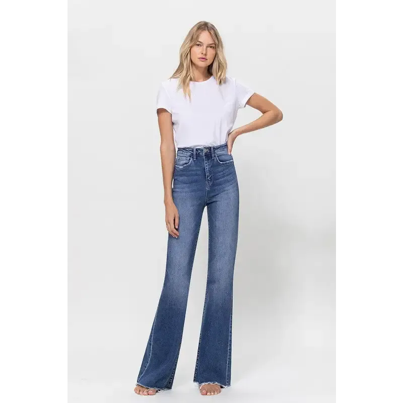 Super High Rise Relaxed Flare Jeans