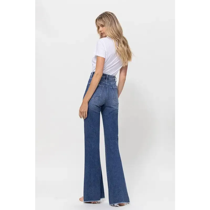 Super High Rise Relaxed Flare Jeans