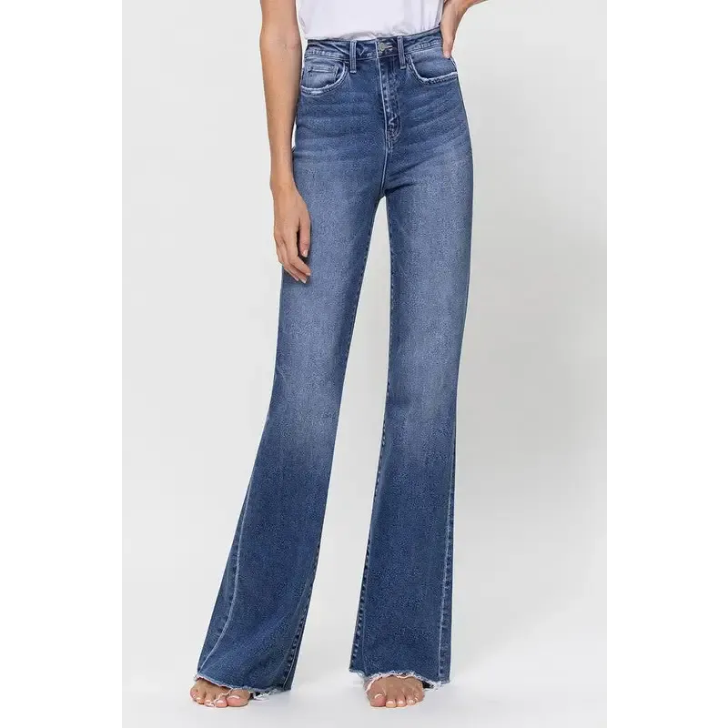 Super High Rise Relaxed Flare Jeans