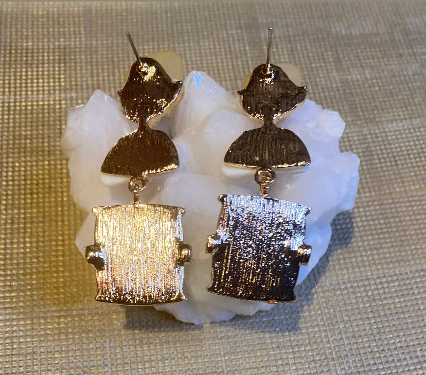 The Crystal Post Earrings