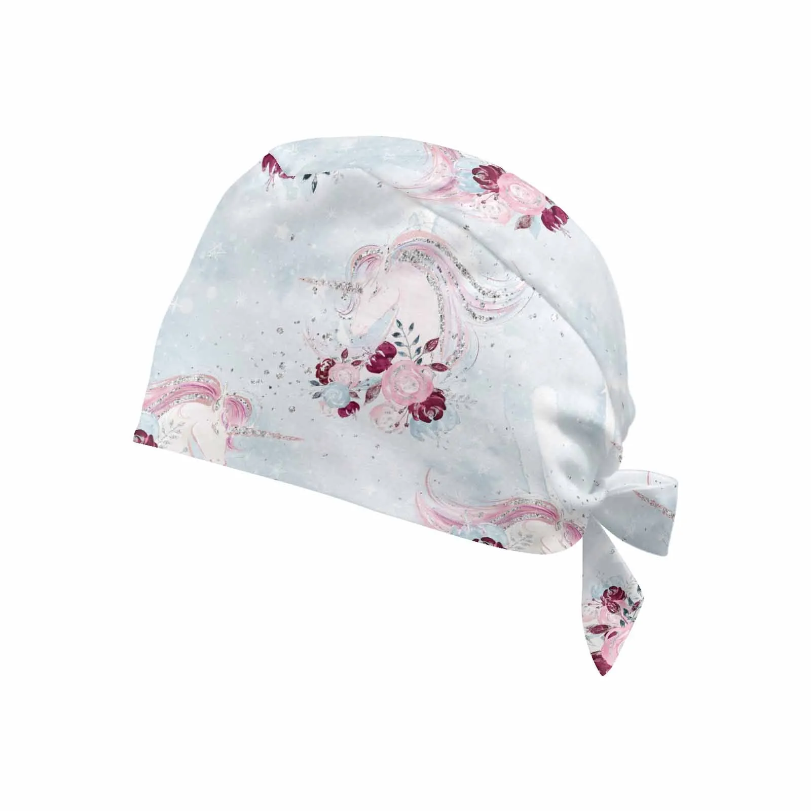 Unicorn and Roses  Scrub Cap