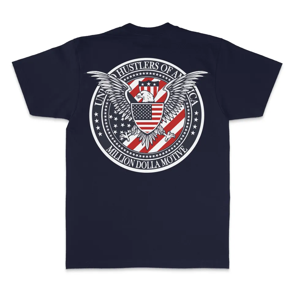 United Hustlers of America - Navy T-Shirt