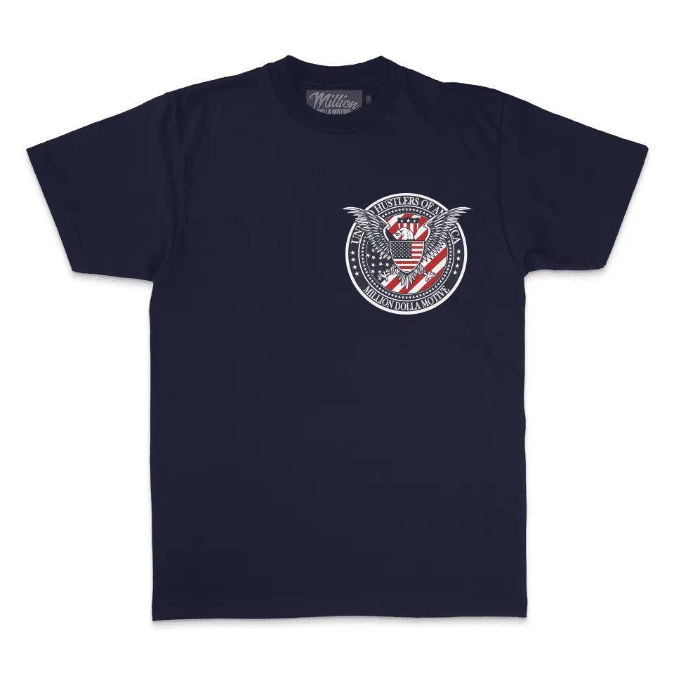 United Hustlers of America - Navy T-Shirt