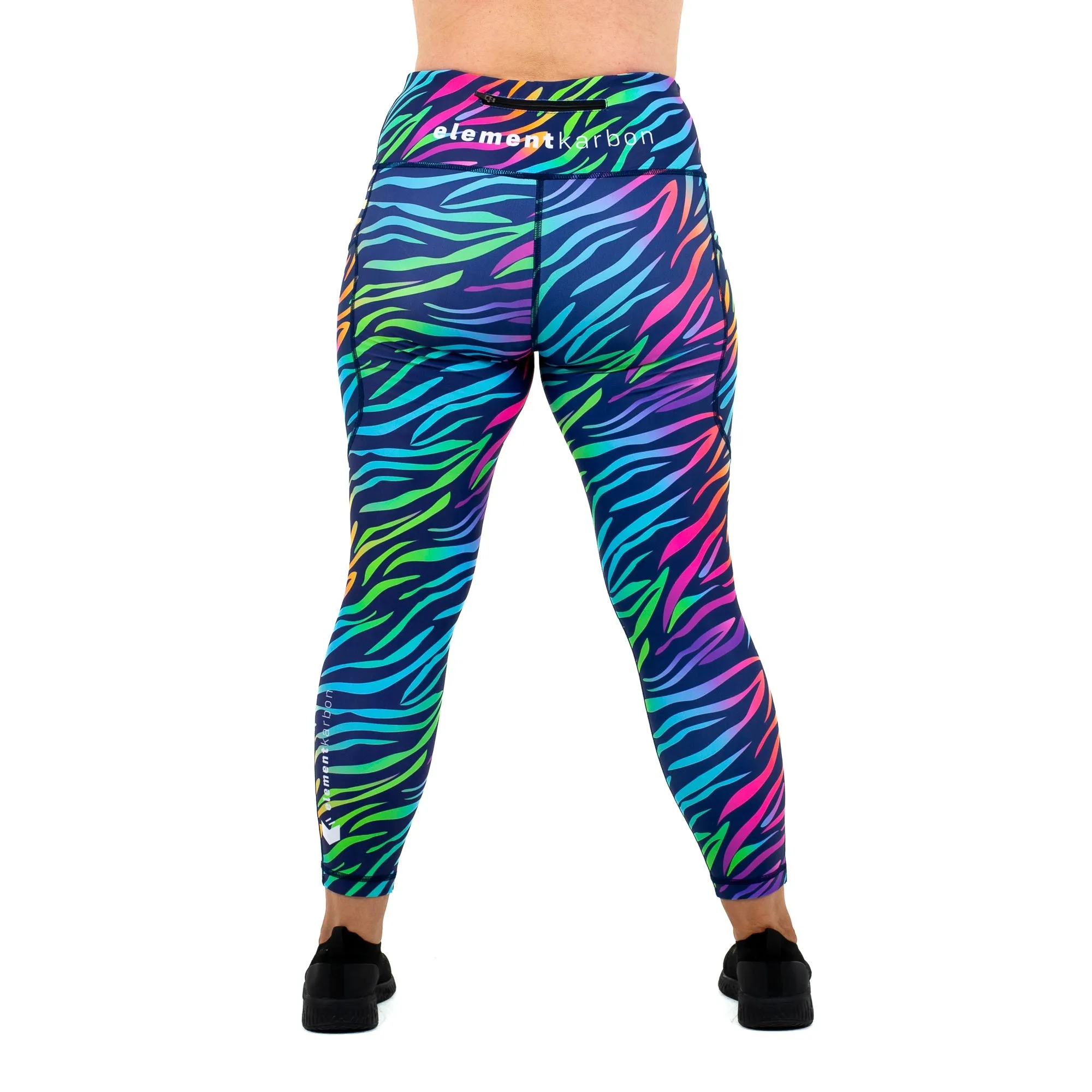 UV Rainbow Zebra Legging