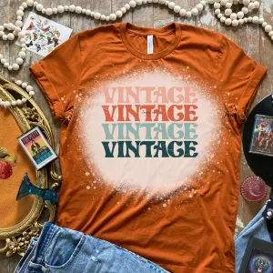 Vintage Stacked Retro Font Shirt