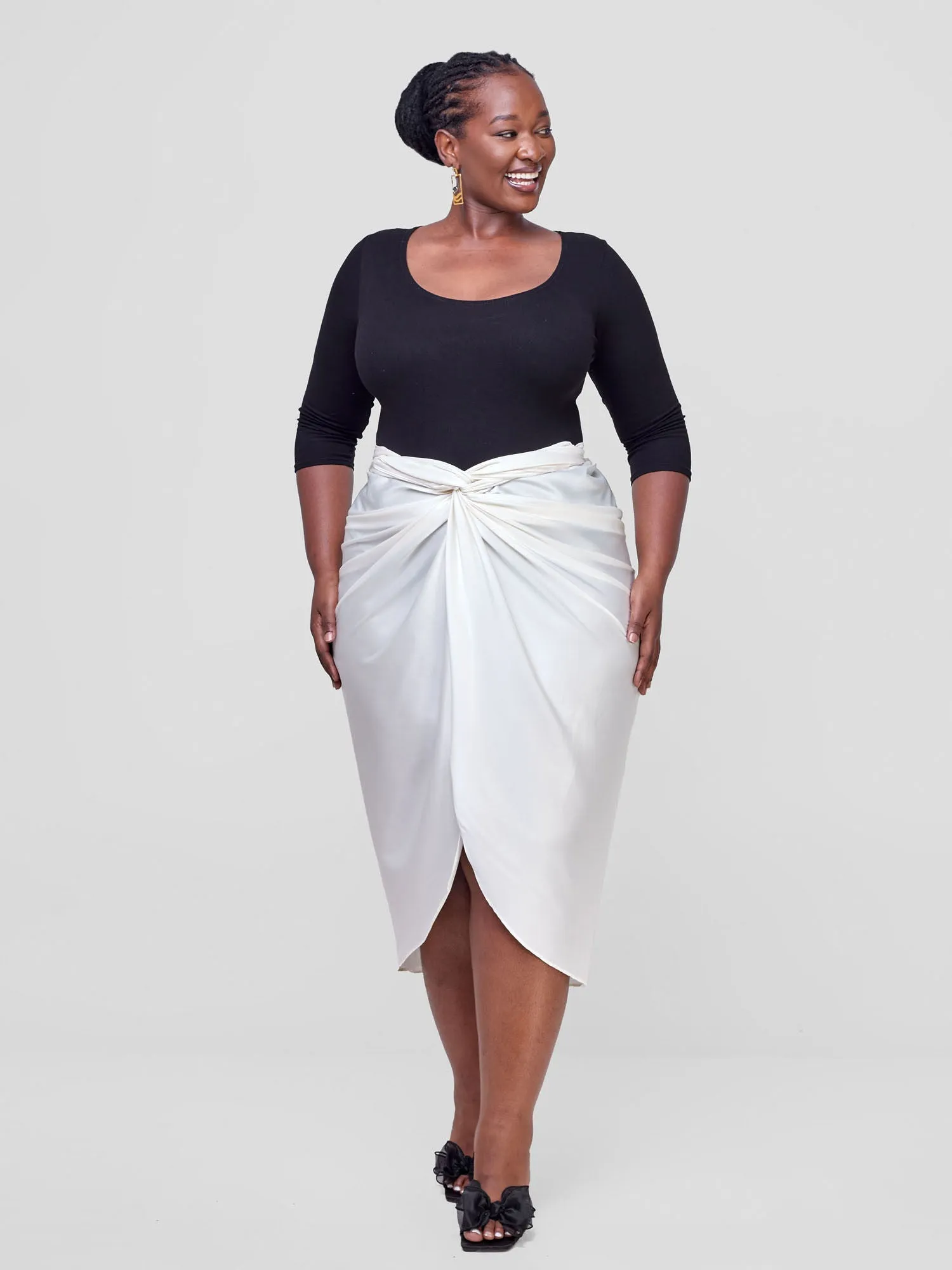 Vivo Sarong Skirt - White